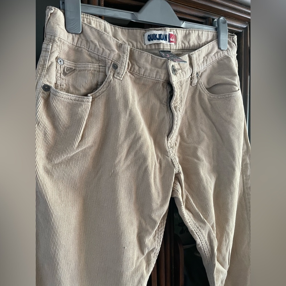 Vintage surfer Quicksilver corduroy style pants